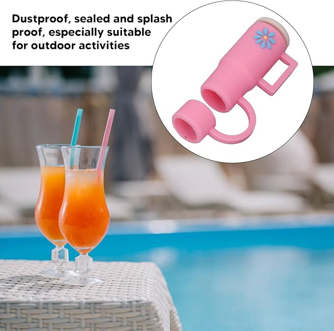 1pc Tumbler Straw Toppers - Tumbler Style