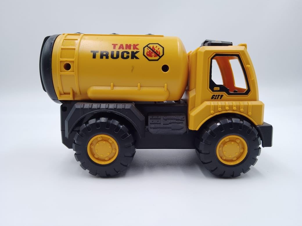 Construction Truck Friction Power Toy Trucks, Tank Truck Push