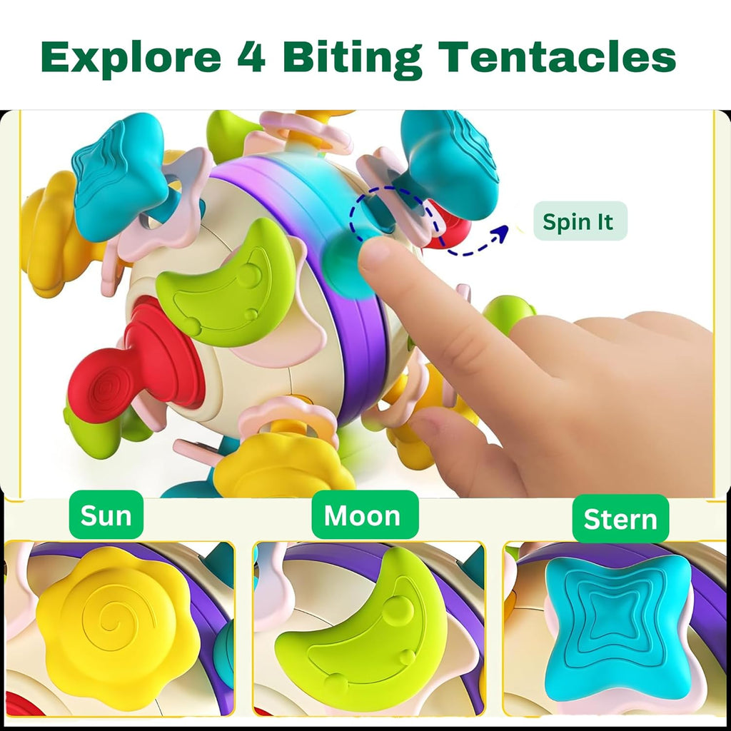 Thrive Toys Teething Toys Babies - Soft Chewable Baby Teether Toys, Perfect Baby Boys & Girls 6-36 Months