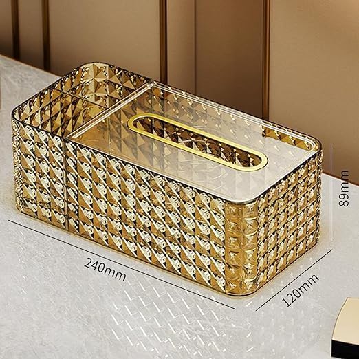 Tissue Box Holder Tissue Holder Rectangular Tissue Box Cover Tissue Storage Box Case with Lid for Home Office Household Decorate Tissue Box Tissue Box Cover