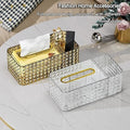 Tissue Box Holder Tissue Holder Rectangular Tissue Box Cover Tissue Storage Box Case with Lid for Home Office Household Decorate Tissue Box Tissue Box Cover
