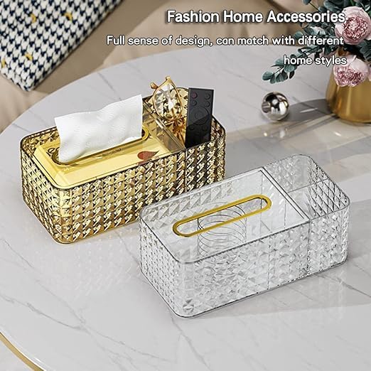 Tissue Box Holder Tissue Holder Rectangular Tissue Box Cover Tissue Storage Box Case with Lid for Home Office Household Decorate Tissue Box Tissue Box Cover