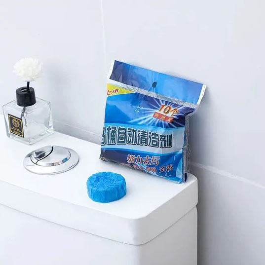 10Pcs Toilet Cleaner Tablets – Deep Cleaning & Long Lasting Freshness