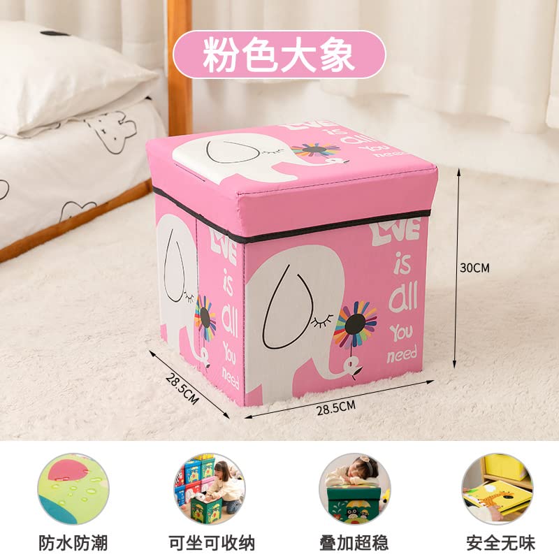 Bus Shaped Kids Toys/Books Storage Box & Padded Seat / Toy Organizer and Padded Stool For kids