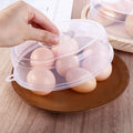 Microwave Plate Cover Lid with Handle and Steam Vents Holes