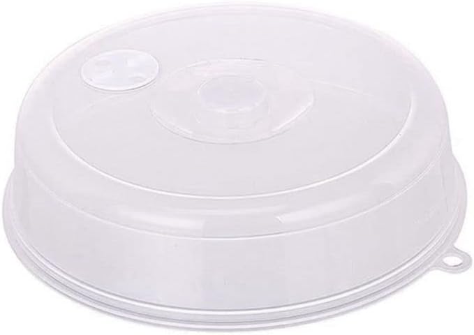 Microwave Plate Cover Lid with Handle and Steam Vents Holes