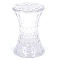 Transparent Storage Stool Acrylic Clear Storage Ottoman