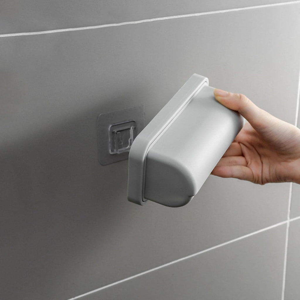 Wall Mount Garbage Bag Dispenser, Removable Lid Trash Bag Dispenser, for Bedroom Cabinet Bathroom Kitchen