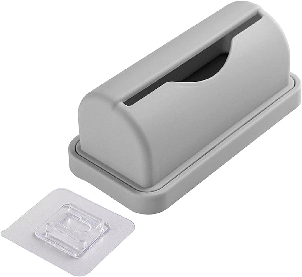 Wall Mount Garbage Bag Dispenser, Removable Lid Trash Bag Dispenser, for Bedroom Cabinet Bathroom Kitchen