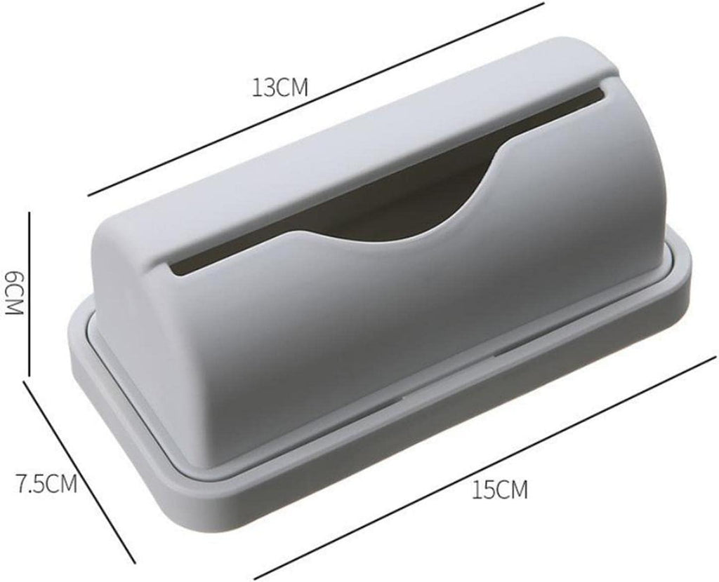 Wall Mount Garbage Bag Dispenser, Removable Lid Trash Bag Dispenser, for Bedroom Cabinet Bathroom Kitchen
