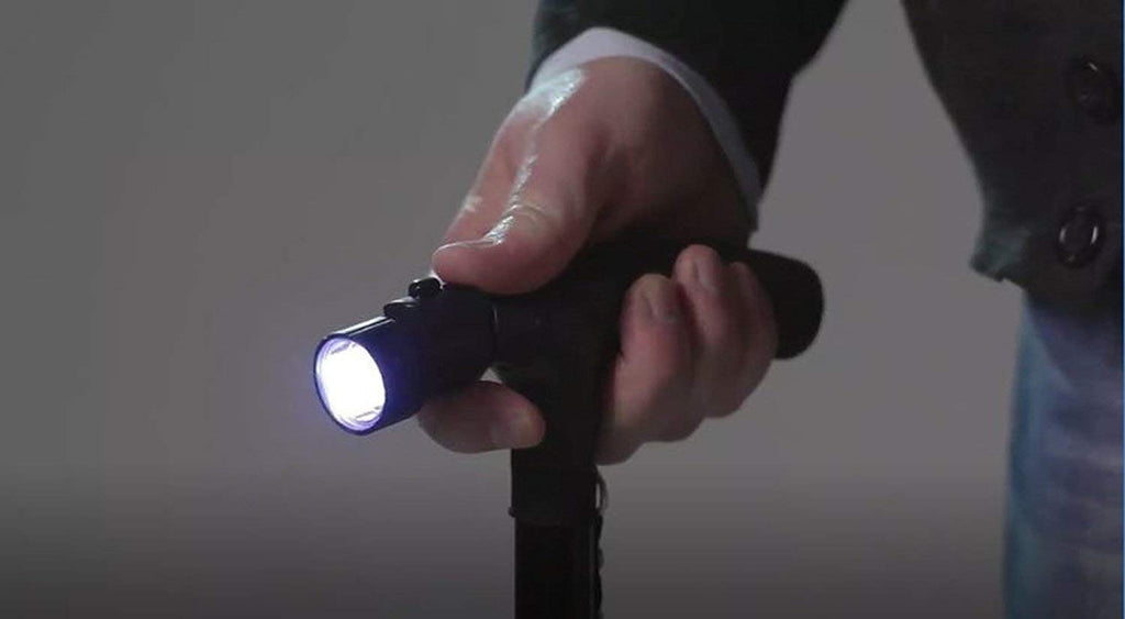 Trusty Cane Walking Stick with LED Light Adjustable Height