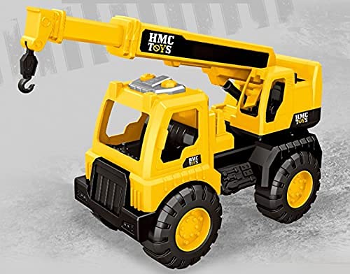 Unbreakable Crane Small Size Excavator Toys Vehicles for Kids 3+ Years Old Boys and Girls