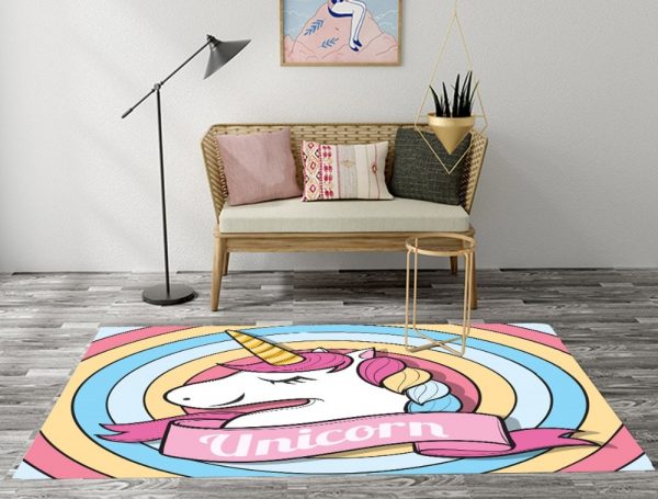 Unicorn Rainbow Floor Mats