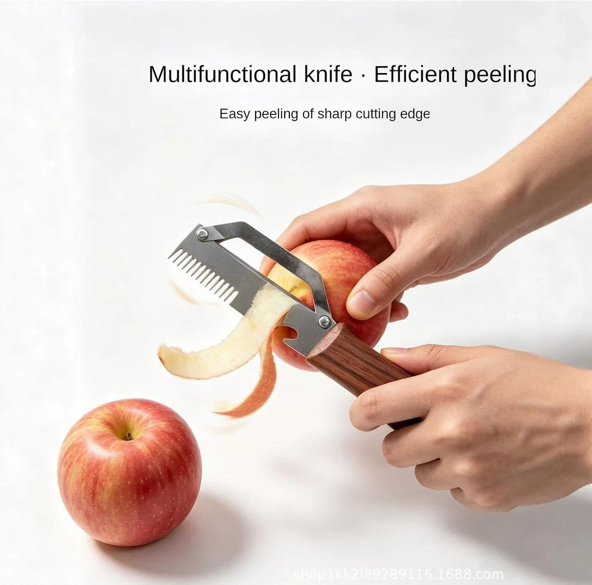 Multifunctional Stainless Steel Wide Blade Potato & Carrot Peeler, 3-in-1 Veggie Peeler With Scallion Shredder And Bottle Opener For Kitchen