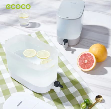 4L Ecoco Large Capacity Fridge Water Jug – Faucet Dispenser For Juice Tea & Cold Drinks