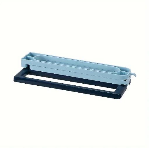 Space-Saving Wall-Mounted Folding Shoe Rack - Durable Plastic, Ideal for Bathroom Storage