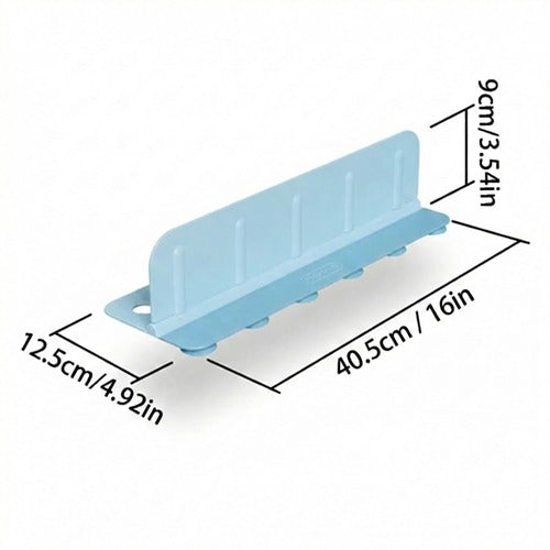 Kitchen SInk Water Deflector Plate With Suction Cup - Splash Proof Soap & Sponge Rack