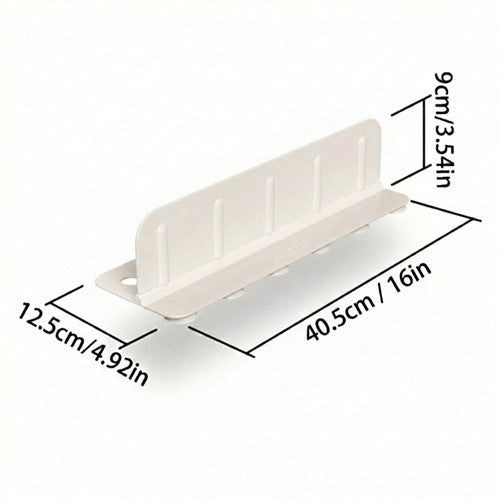 Kitchen SInk Water Deflector Plate With Suction Cup - Splash Proof Soap & Sponge Rack