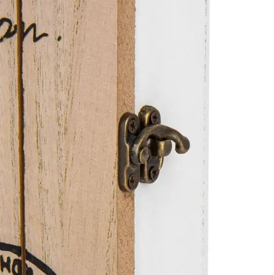 Wooden Home Sweet Home Heart Key Box Cupboard