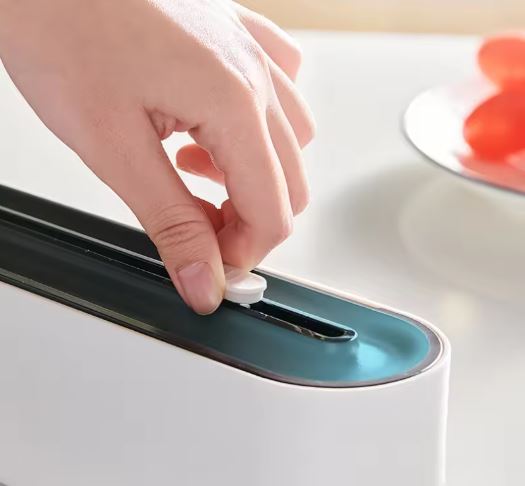 Ecoco Wall-Mounted Magnetic Plastic Wrap Dispenser