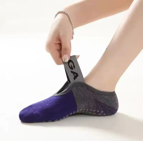 Yoga Non-slip Socks, New Wide Straps Socks, Women Casual Sports Socks